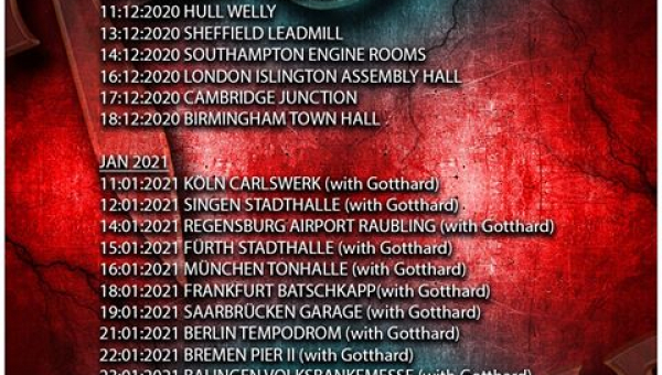 Rescheduled Tour Dates (more dates TBC)